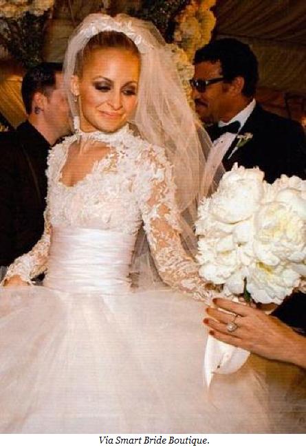  Would you wear Nicole Richie's wedding dress Yes if it were a little 