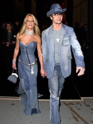 justin timberlake and britney spears denim on denim. Tags: Britney Spears, fashion,