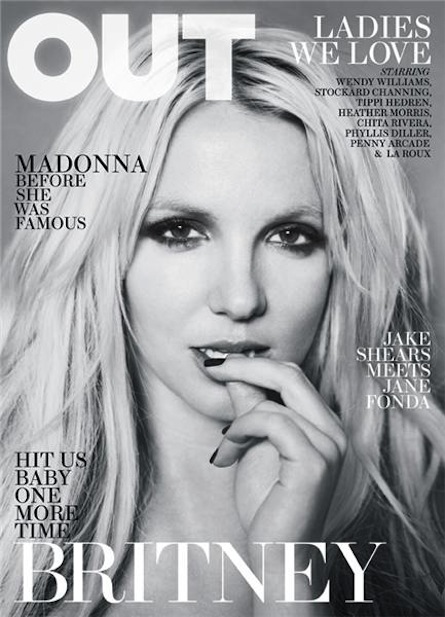 britney spears out magazine. for OUT magazine.